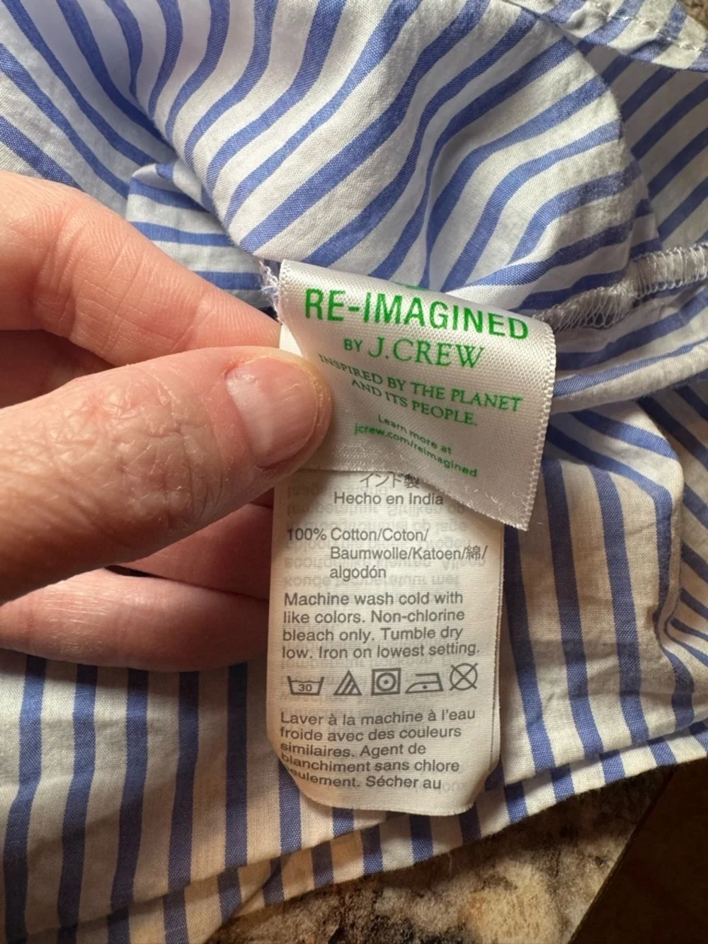 J. Crew crisp cotton